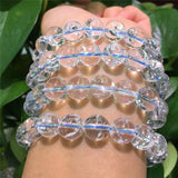 Natural Crystal Beads Rainbow Round Beads for Jewelry Making DIY
