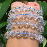 Natural Crystal Beads Rainbow Round Beads for Jewelry Making DIY