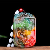 Hand-carved Dragon Jade Pendant Zodiac Dragon Necklace Gift