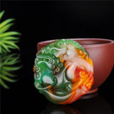 Hand-carved Jade Pendant Necklace - Protection Pixiu Jade Pendant
