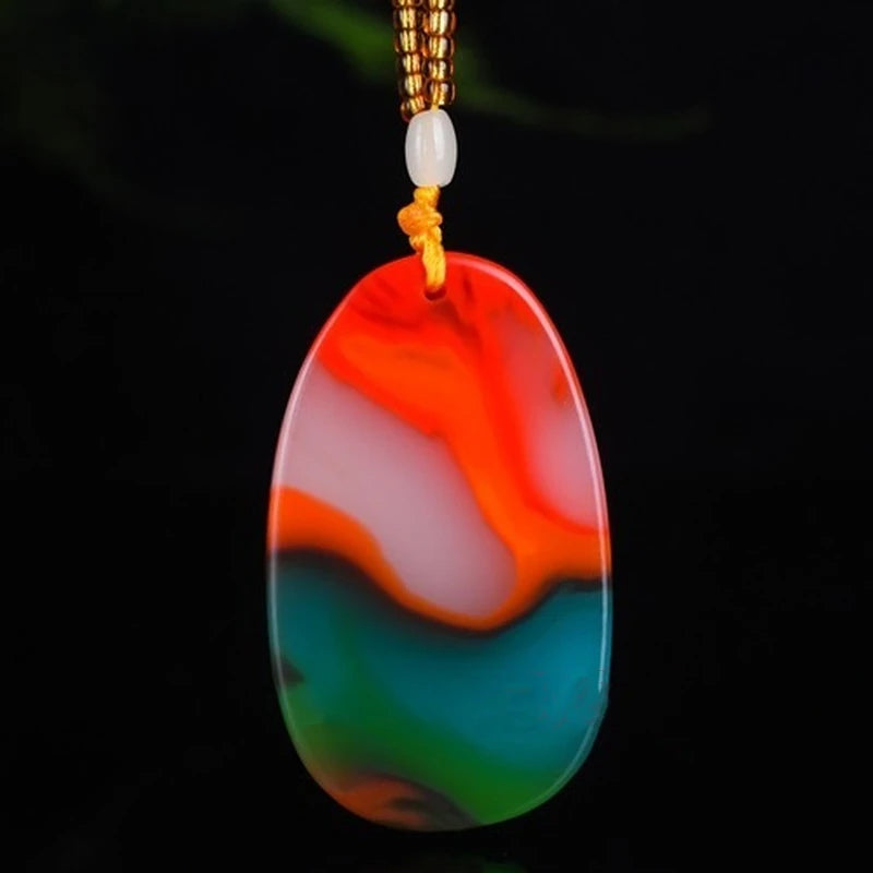 Hand-carved Phoenix Jade Pendant Necklace Gift