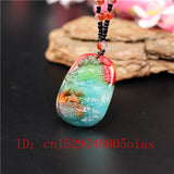Hetian Jade Pisces Pendant Necklace Chinese Jadeite Jewelry Charm
