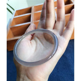 Natural Jade Agate Bracelet Round Bangle Hand-Carved Chalcedony Charm Jewelry