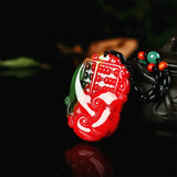 Natural Jade Ruyi Pendant Chinese Necklace Charm Jewelry Amulet Lucky