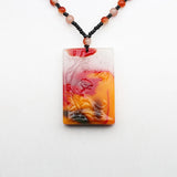 Hand-Carved Natural Jade Tiger Pendant Necklace Beads Chinese Charm Jewelry