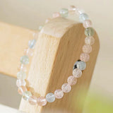 Natural Popcorn Crystal Gemstone Beaded Bracelet Women's Pearl Bracelet