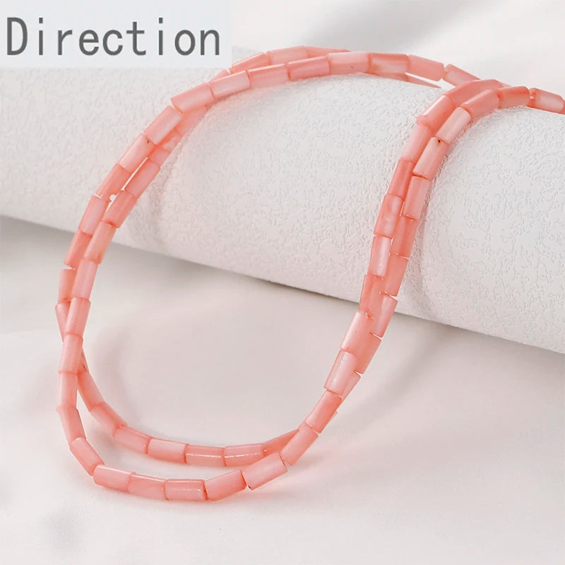 Natural Shell Tube Beads for DIY Jewelry Making