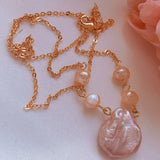 Baroque Pearl Necklace 18KGP Cultured Accessories