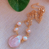 Baroque Pearl Necklace 18KGP Cultured Accessories