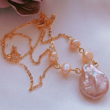 Baroque Pearl Necklace 18KGP Cultured Accessories