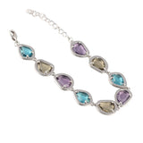 Natural Gemstone Wind Crystal Bracelet