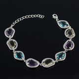 Natural Gemstone Wind Crystal Bracelet