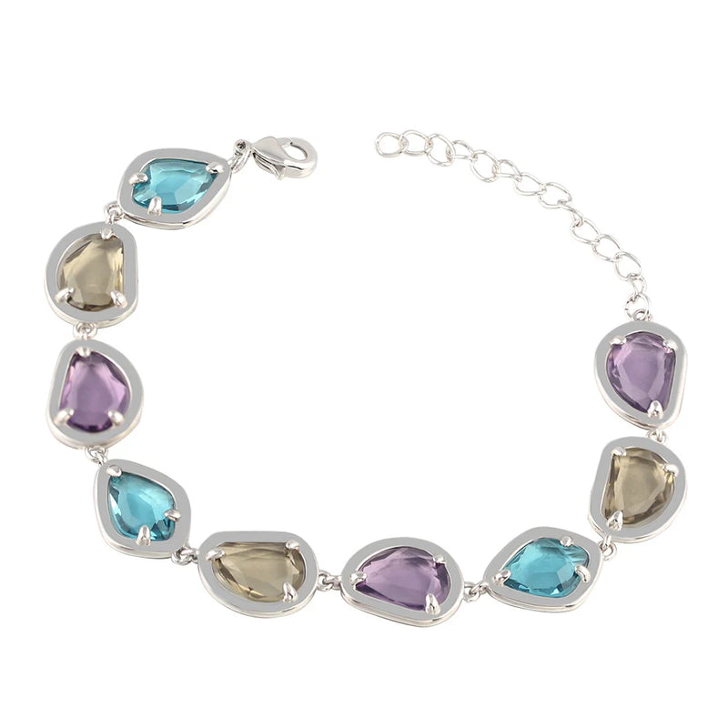 Natural Gemstone Wind Crystal Bracelet