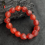Colorful Agate Bracelet Fine Jewelry Bangle Women Men Raw Stone