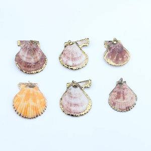 Colorful Cowrie Shell Conch Charms Beads 10pcs/lot DIY Boho Jewelry Making