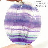 Colorful Fluorite Quartz Pendant Heart Oval Round Necklace