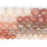 Colorful Moonstone Stone Beads for Jewelry Making 6/8/10mm