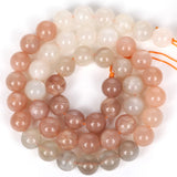 Colorful Moonstone Stone Beads for Jewelry Making 6/8/10mm