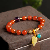 Colorful Amethyst & Agate Bracelet for Women