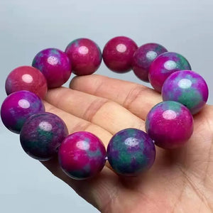 Colorful Jade Bracelet Men Women Healing Gemstone Fine Jewelry