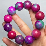 Colorful Jade Bracelet Men Women Healing Gemstone Fine Jewelry