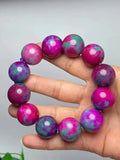 Colorful Jade Bracelet Men Women Healing Gemstone Fine Jewelry