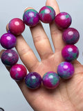 Colorful Jade Bracelet Men Women Healing Gemstone Fine Jewelry