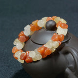 Colorful Jade Bracelet Women Fine Jewelry Bangle Chinese Jades Stone Bracelets