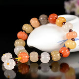 Colorful Jade Bracelet Women Fine Jewelry Bangle Chinese Jades Stone Bracelets