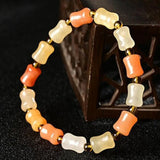 Natural Colorful Jade Bracelet Women Fine Jewelry Jades Stone Bangle