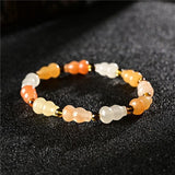 Natural Colorful Jade Bracelet Women Fine Jewelry Jades Stone Bangle