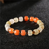 Natural Colorful Jade Bracelet Women Fine Jewelry Jades Stone Bangle