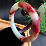 Colorful Jade Hand-carved Round Bar Bracelet Boutique Jewelry Men and Women