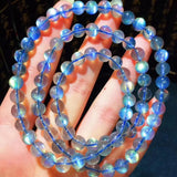 Labradorite Round Beads Bracelet 3 Laps Necklace