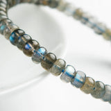 Labradorite Crystal Abacus Beads Bracelet 7mm