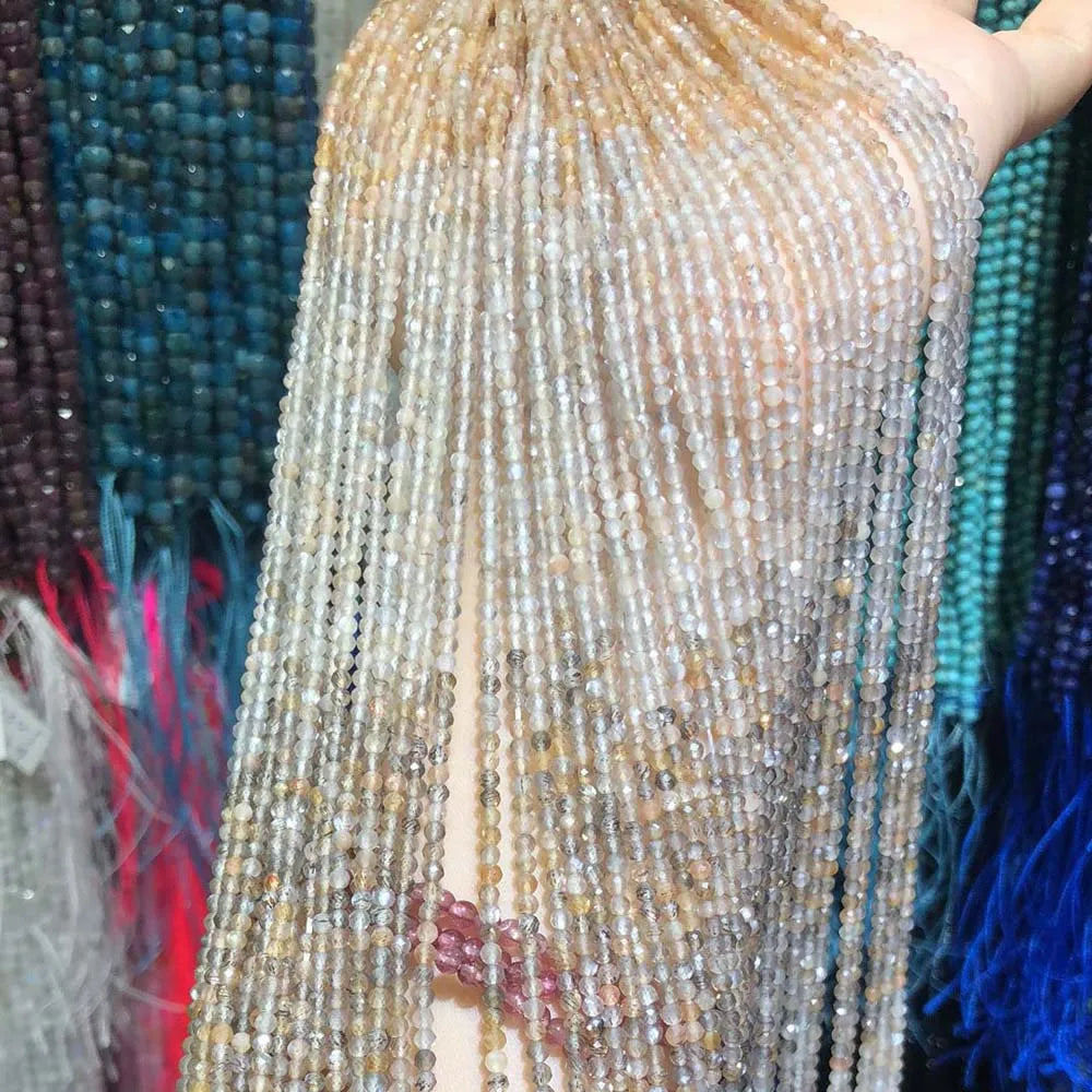 Colorful Moonstone and Labradorite Beads for Jewelry Making