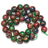 Colorful Nepal Stone Round Loose Beads 6/8/10/12 mm