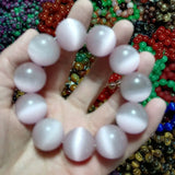 Natural Colorful Opal 20mm Bead Bracelet - Men's and Women's