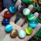 Natural Colorful Opal 20mm Bead Bracelet - Men's and Women's