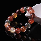 Colorful Rutilated Quartz Bracelet 8-13mm AAAAA