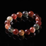 Colorful Rutilated Quartz Bracelet 8-13mm AAAAA