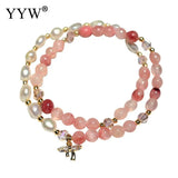 Colorful Rutilated Quartz Bracelet For Women Stretch Crystal Bead Jewelry