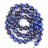 Colorful Tiger Eye Agates Stone Beads Round Spacer Beads 4-12mm