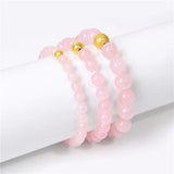 Colorful Tourmaline Bracelet Amazonite Rose Quartz Charm Bracelets