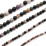 Colorful Tourmaline Stone Beads for Jewelry Making 15Inches