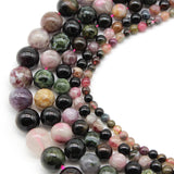 Colorful Tourmaline Stone Beads for Jewelry Making 15Inches