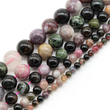 Colorful Tourmaline Stone Beads for Jewelry Making 15Inches