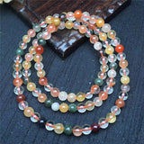 Colorful hair beads multi-circle elastic bracelet