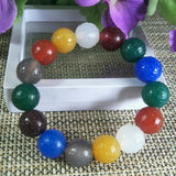 Agate Fret Round Bead Jade Bracelet Jewellery Lucky Exorcise Evil Spirits