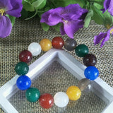 Agate Fret Round Bead Jade Bracelet Jewellery Lucky Exorcise Evil Spirits